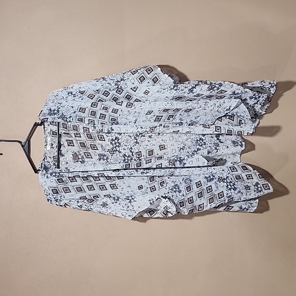Blue and Brown Kimono